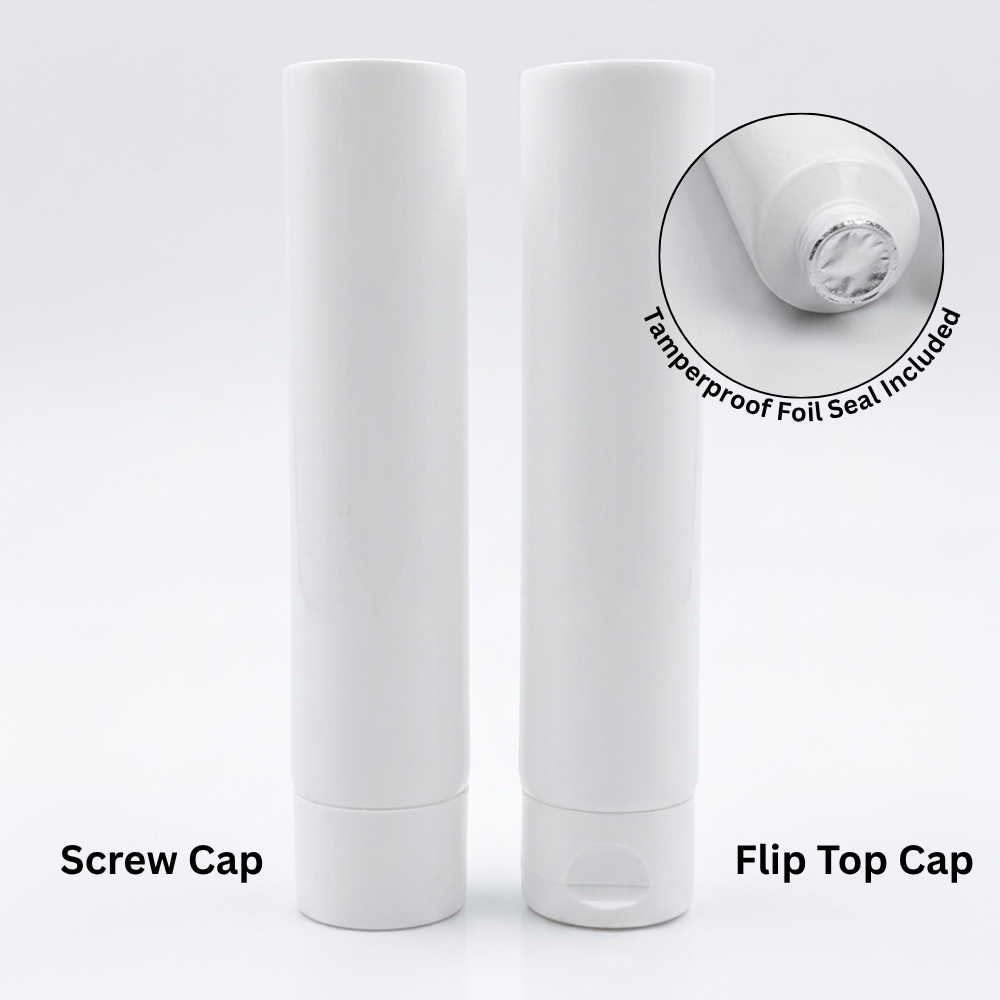 WHITE 2-LAYER UNVARNISHED TUBE (50ml)