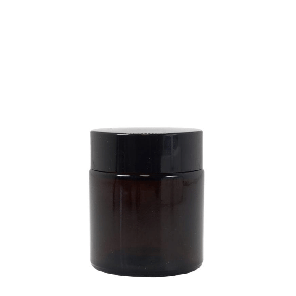 COSMETIC AMBER JAR RANGE (100ML)